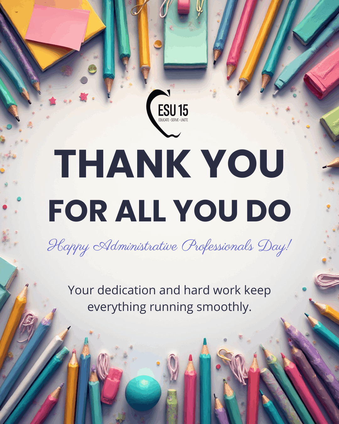 Thank you for Administrative Professionalss Day